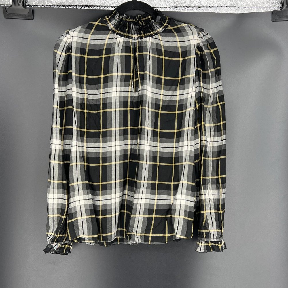 Drew Plaid  Shirt Women's Size Small